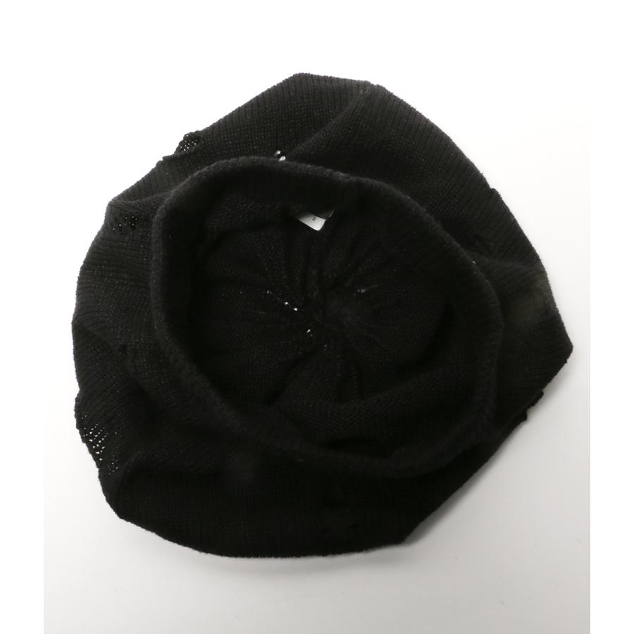 ヨウジヤマモトプールオム ベレー帽 JERSEY DAMAGED BERET HP-H01-360