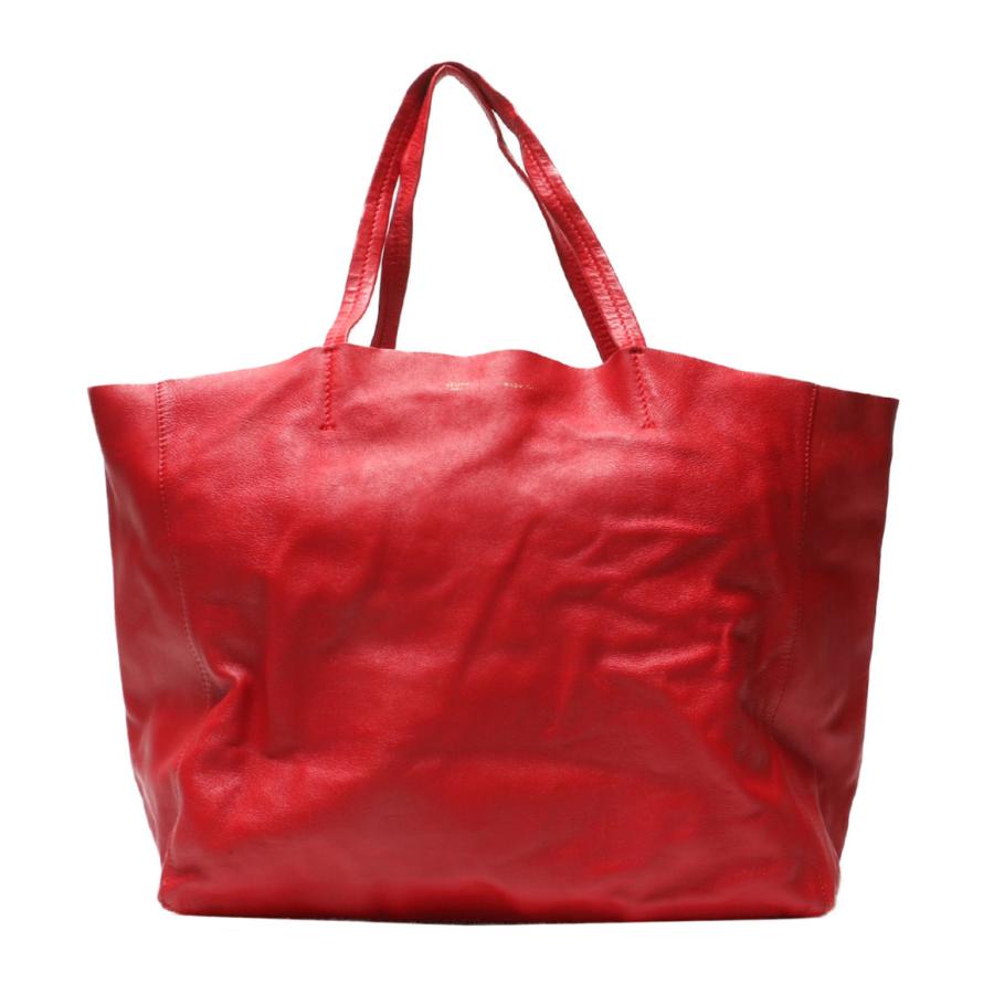 CELINE（セリーヌ） トートバッグ レザー ホリゾンタルカバ レッド 