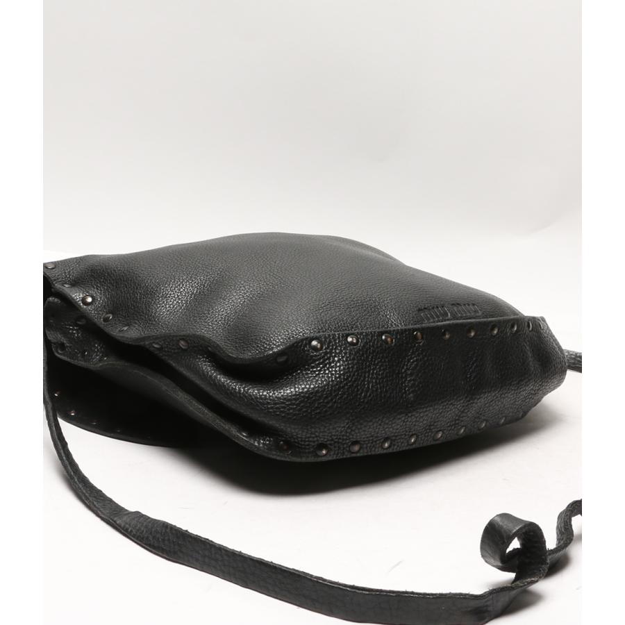ミュウ スタッズショルダーバッグ レディース MIU 中古 : Rehello by
