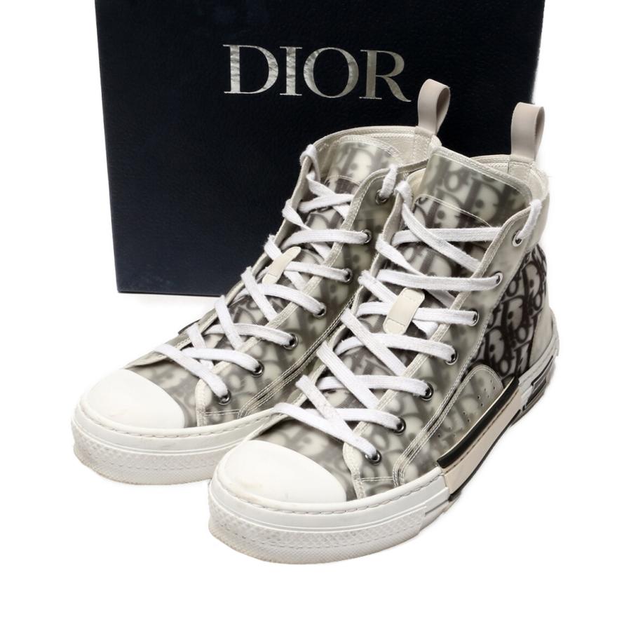 Dior ディオール　トロッター　ハイカット　サイドジップ　スニーカー ディオール スニーカー トロッターハイカット メンズ SIZE 42 Dior