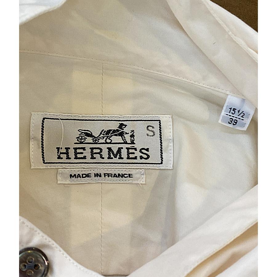 HERMES（エルメス） セリエボタンスタンドカラーシャツ 長袖 メンズ