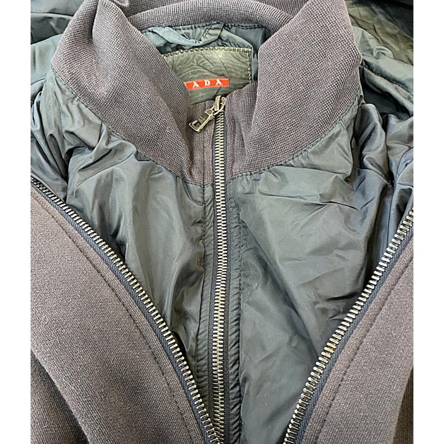 プラダスポーツ レイヤードデザインジップブルゾン フード 98339