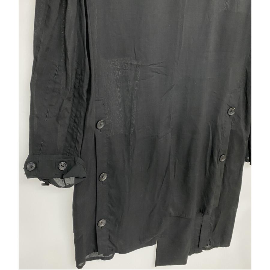 ジャケット・アウター 1980s yohji yamaoto asymmetry jacket Yohji Yamamoto black asymmetric jacket with double folded draped