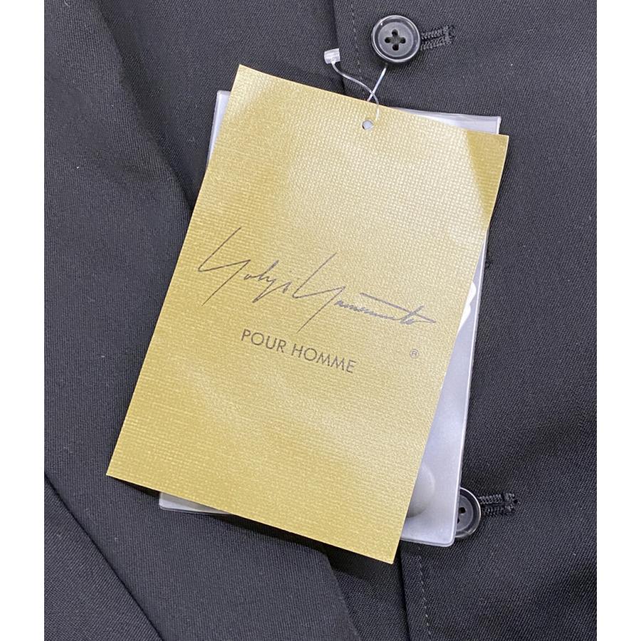 ヨウジヤマモトプールオム ウールギャバジンフードレイヤード