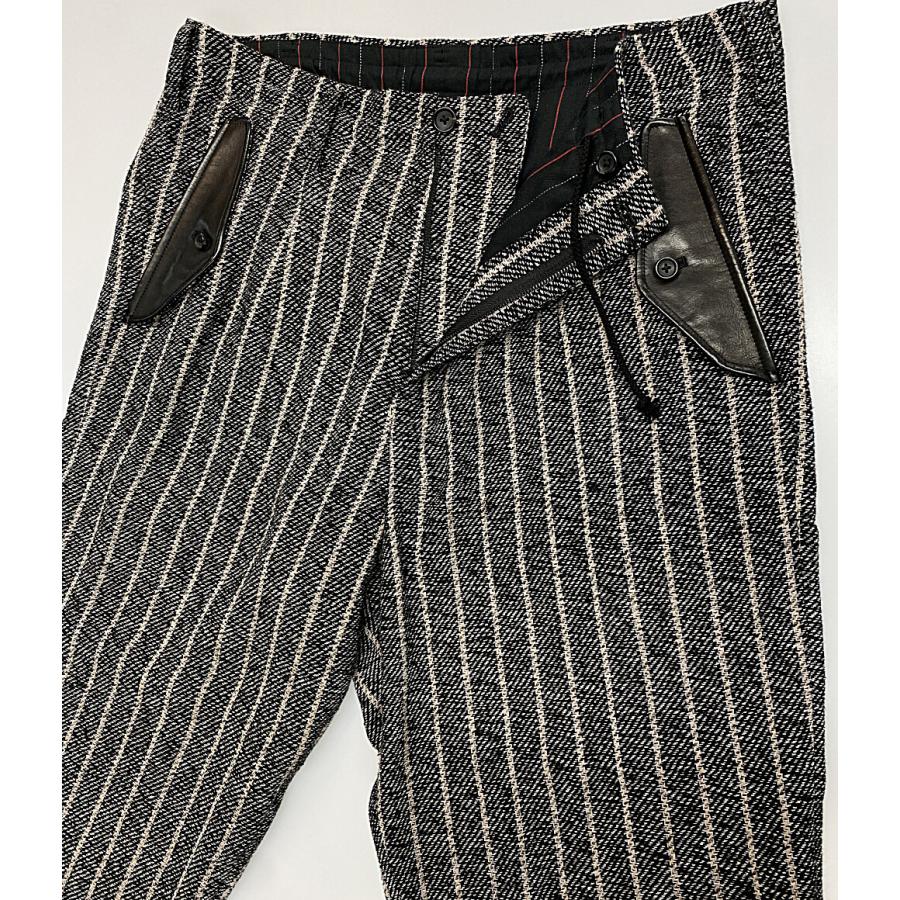 ヨウジヤマモトプールオム パンツ 3BLEND ST HEM TAB PANTS 24AW