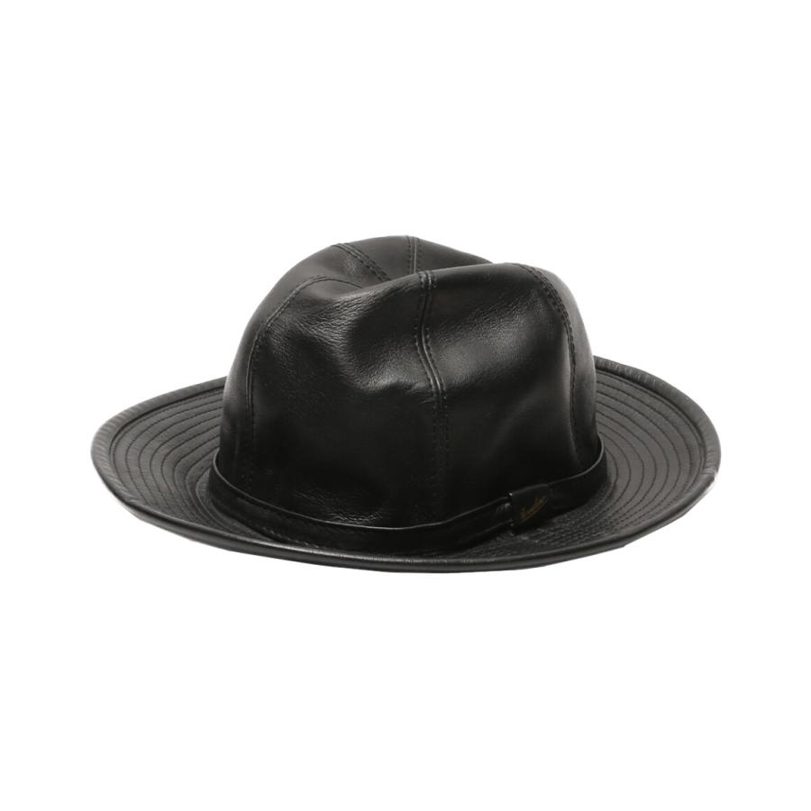 ワイズ フォー メン ボルサリーノ Borsalino レザーハット メンズ SIZE