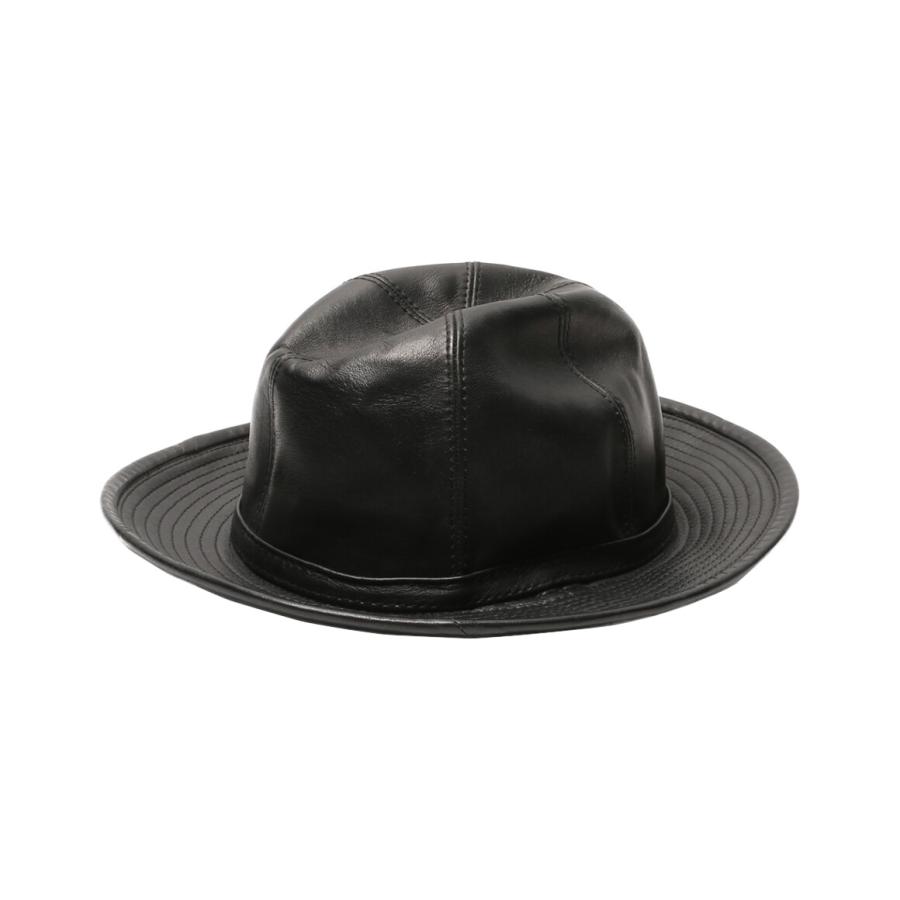 ワイズ フォー メン ボルサリーノ Borsalino レザーハット メンズ SIZE