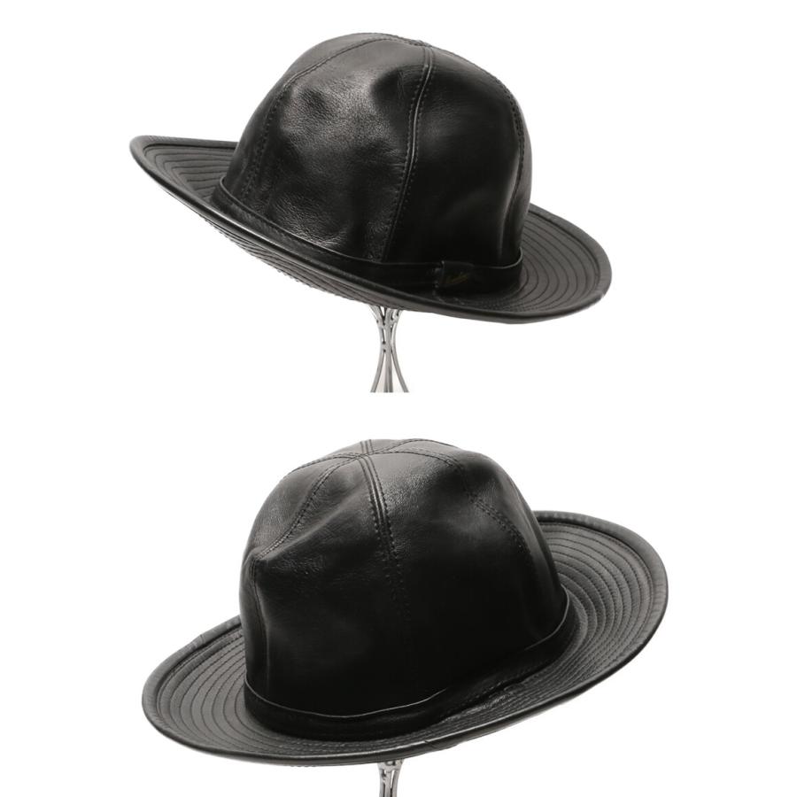 ワイズ フォー メン ボルサリーノ Borsalino レザーハット メンズ SIZE