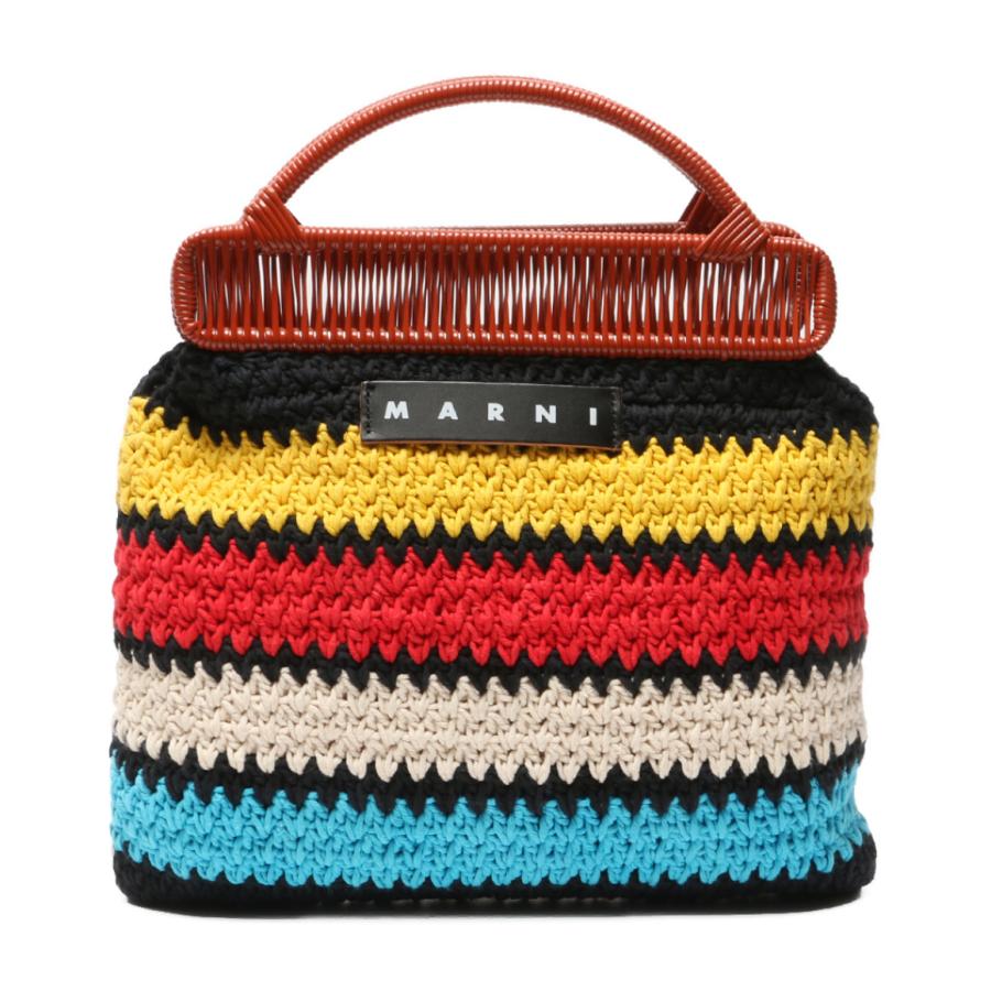 セシリさん専用】MARNI マルチカラー かぎ針編み ハンドバッグ MARNI