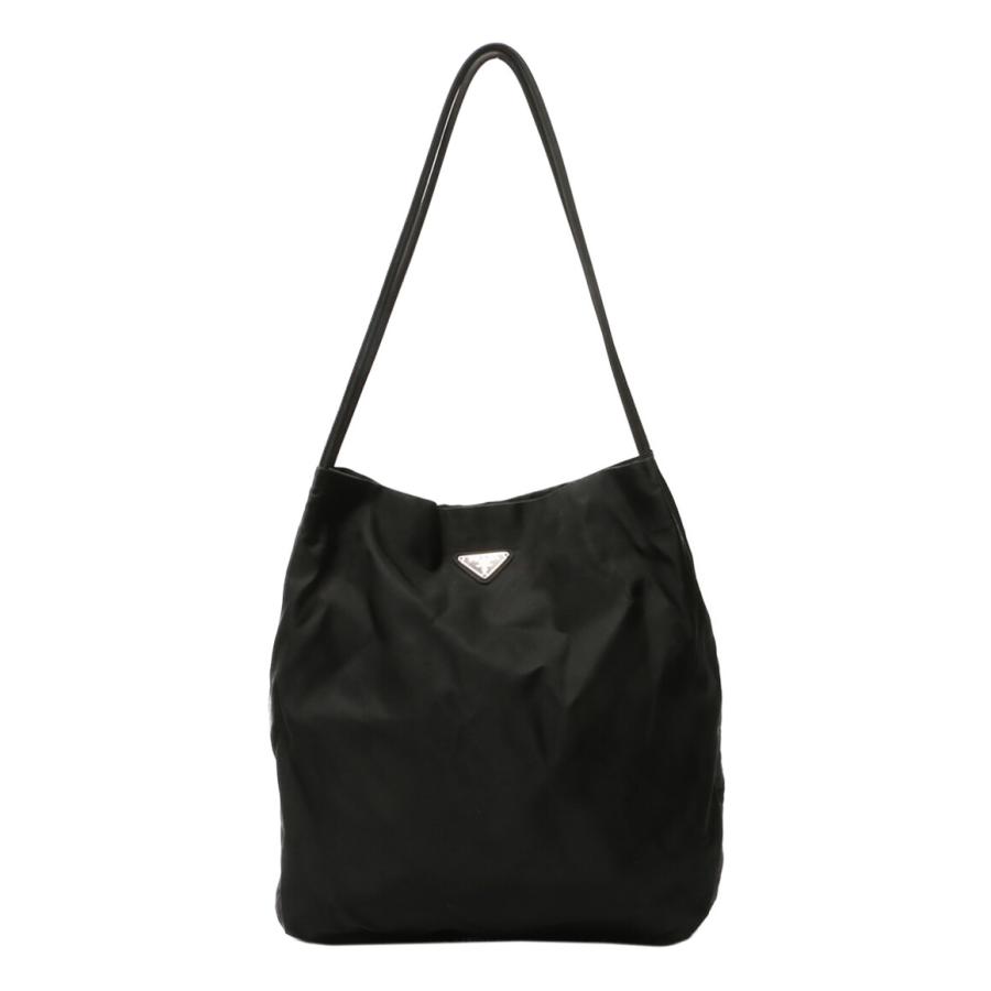 PRADA / プラダ | ナイロン ショルダー バッグ | ブラック | レディース PRADA（プラダ） ショルダーバッグ ナイロン ブラック レディース 中古