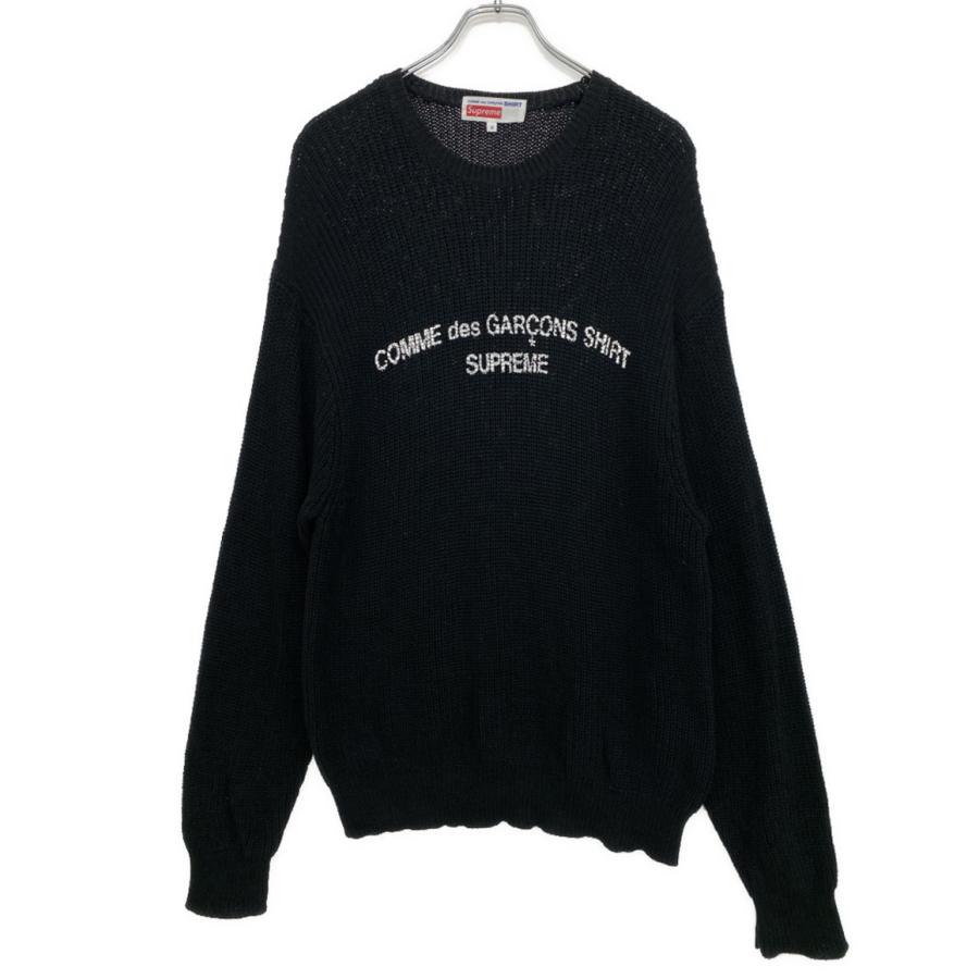 Supreme（シュプリーム） コムデギャルソンシャツ ロゴ クルーネック