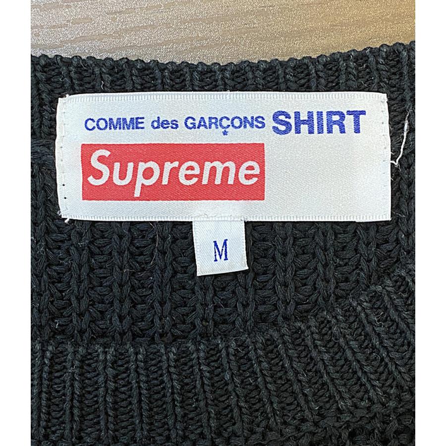 Supreme（シュプリーム） コムデギャルソンシャツ ロゴ クルーネック