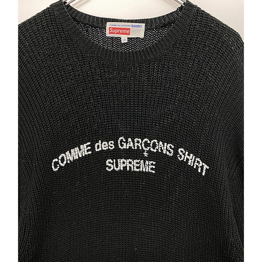 Supreme（シュプリーム） コムデギャルソンシャツ ロゴ クルーネック 