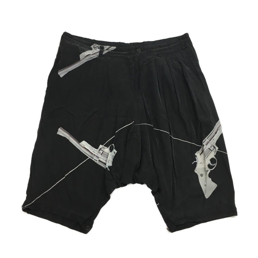 ヨウジヤマモトプールオム マチ付きP・柄 サルエルパンツ 21AW メンズ