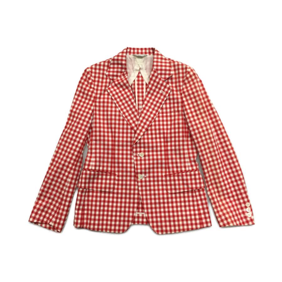 ローブドシャンブルコムデギャルソン テーラードジャケット ギンガム