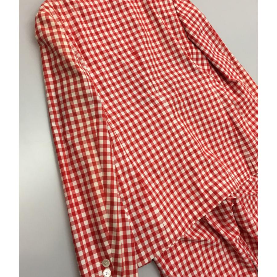 ローブドシャンブルコムデギャルソン テーラードジャケット ギンガム