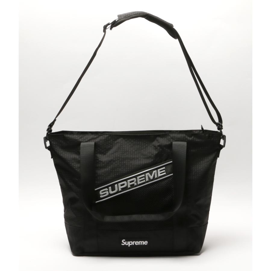 Supreme ブラック トートバッグ Supreme（シュプリーム） 美品 トートバッグ リフレクターロゴブラック