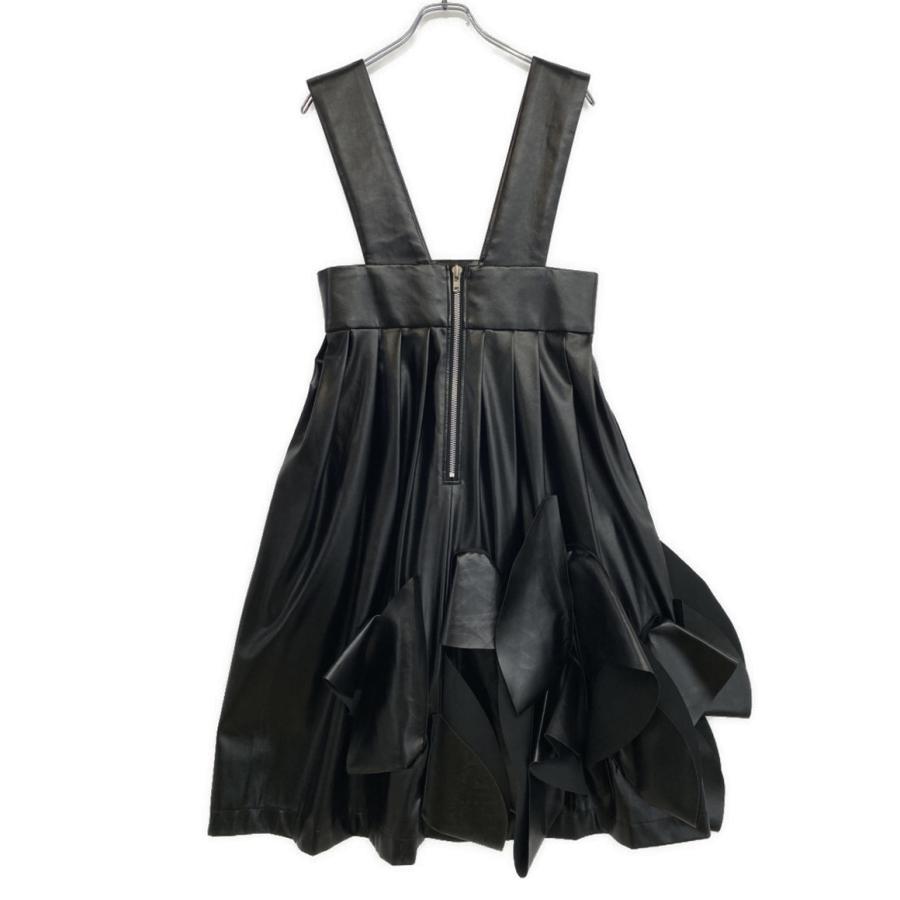 コムデギャルソン フェイクレザー吊りスカート 24AW GN-A004