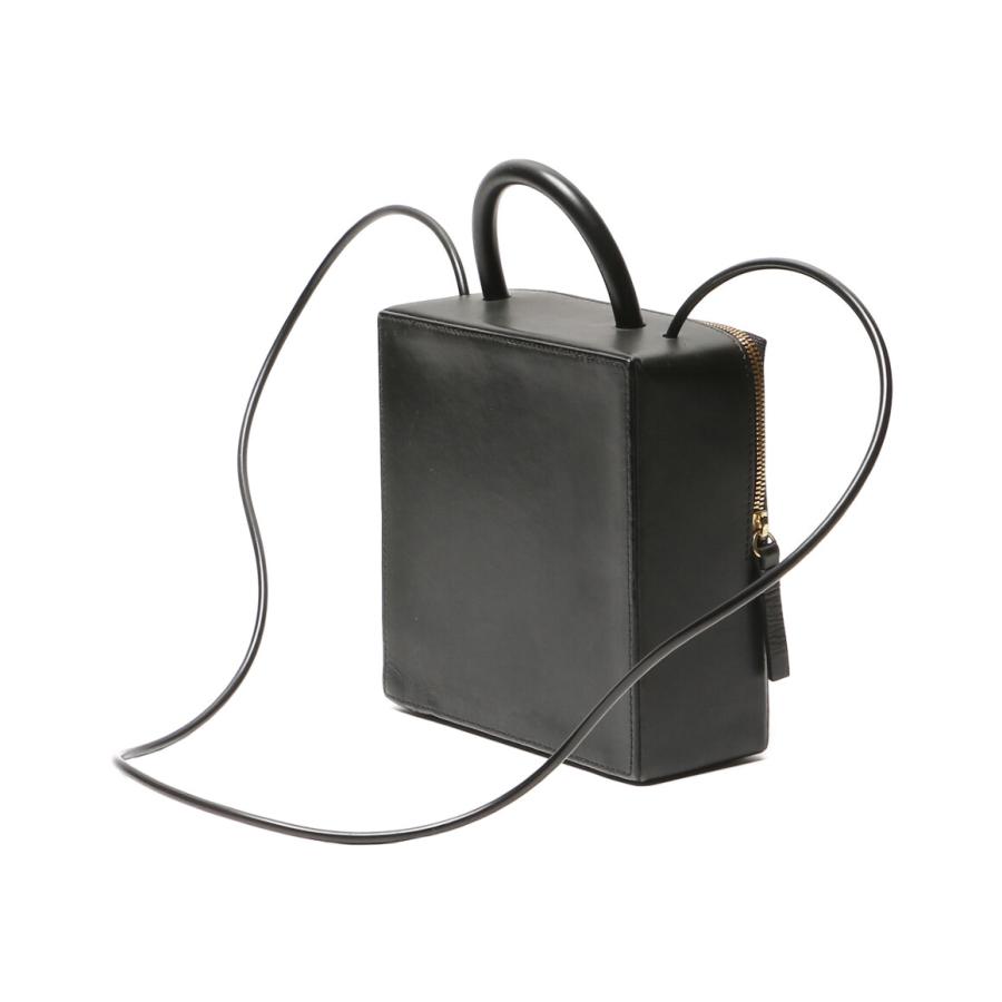 ビルディングブロック ショルダーバッグ レザー ボックス 2WAY メンズ