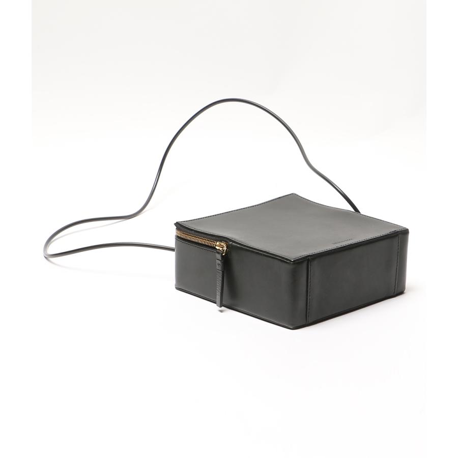 ビルディングブロック ショルダーバッグ レザー ボックス 2WAY メンズ