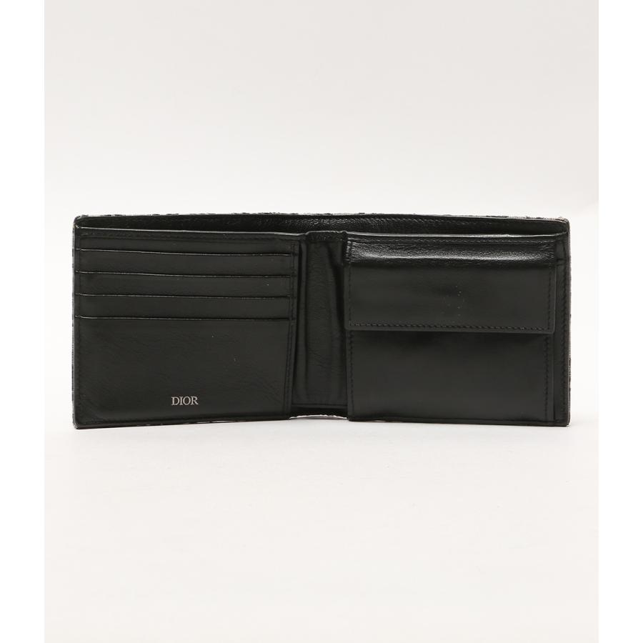 クリスチャンディオール 二つ折り財布 オブリーク ジャカード メンズ