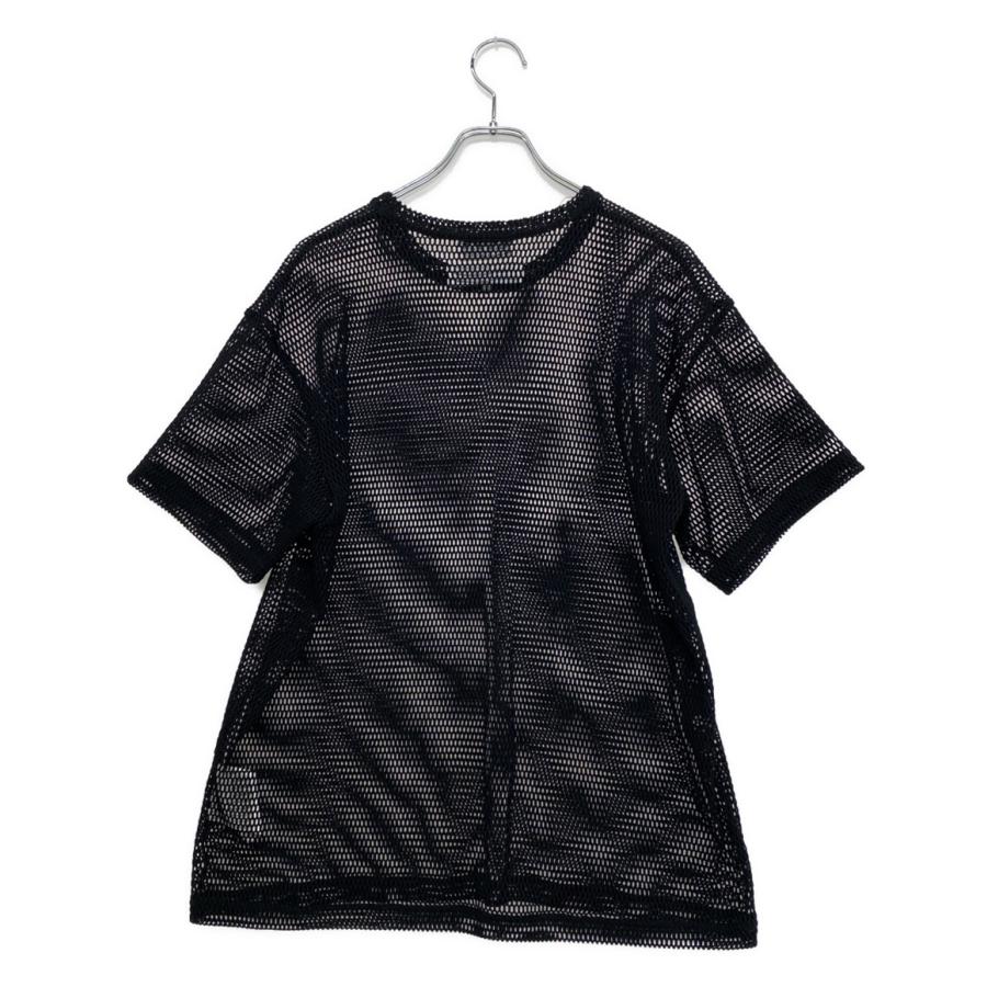 【中古】COMME des GARCONS | コムデギャルソン シースルー半袖Ｔシャツ ブラック【尾張小牧店】 コムデギャルソンCOMME des GARCONS シースルー袖フェイクファーT