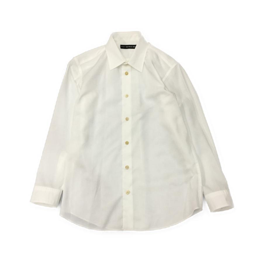 イッセイミヤケ　シャツ 美品 イッセイミヤケ メン サイドプリーツシャツ Wide Plane Box Shirt