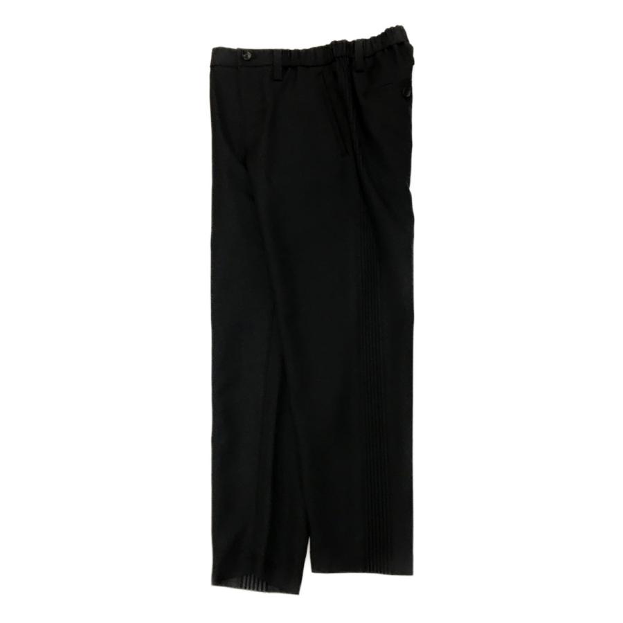 美品 イッセイミヤケ メン サイドラインパンツ ブラック 20SS ME06