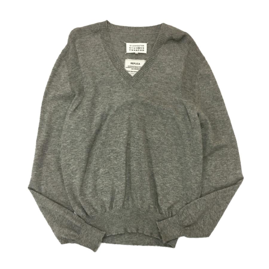 メゾン マルジェラ ニット REPLICA ショルダーリブデザインニット 17AW  