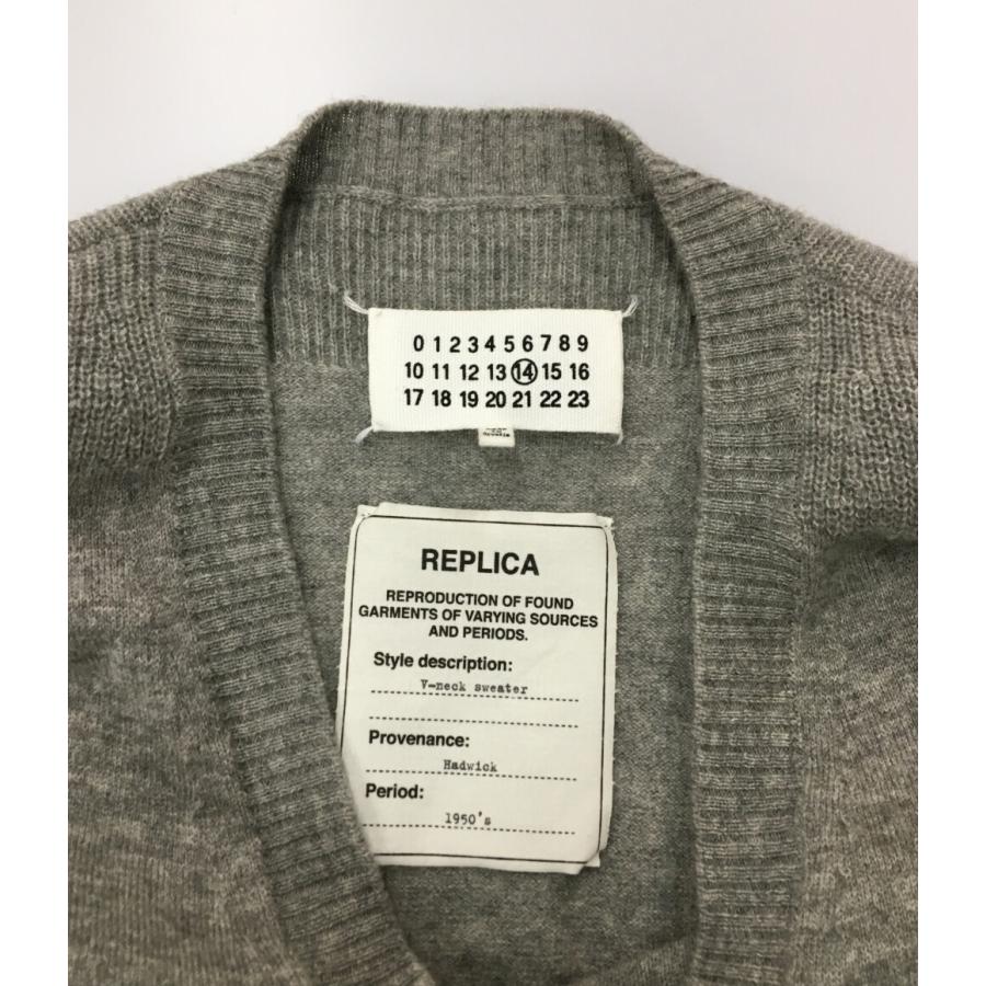 メゾン マルジェラ ニット REPLICA ショルダーリブデザインニット 17AW  