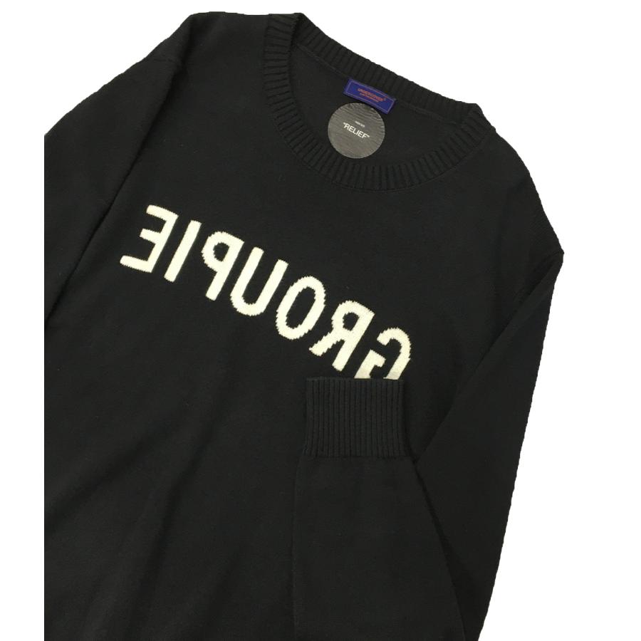 アンダーカバー プルオーバーニット RELIEF GROUPIE 16ss アンダーカバー プルオーバーニット RELIEF GROUPIE 16ss