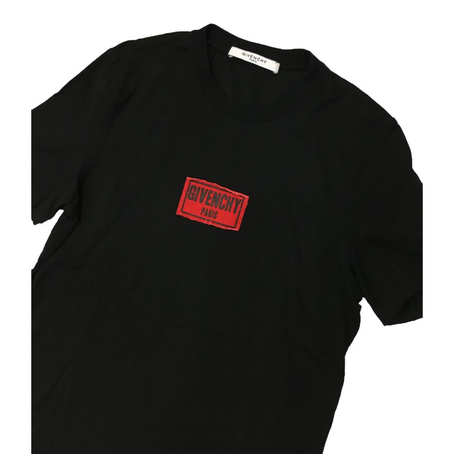 ジバンシィ 半袖Ｔシャツ パッチ ブラック BM701W3Y03 メンズ SIZE XS