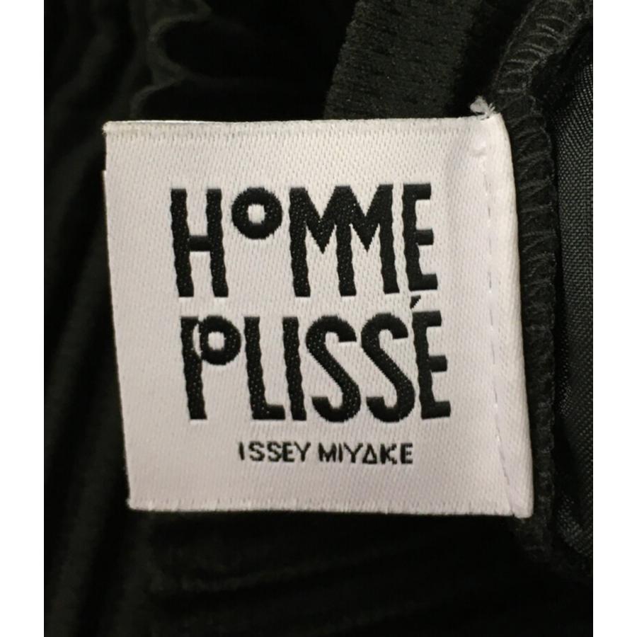 オム プリッセ イッセイミヤケ クロップドプリーツパンツ カーキ