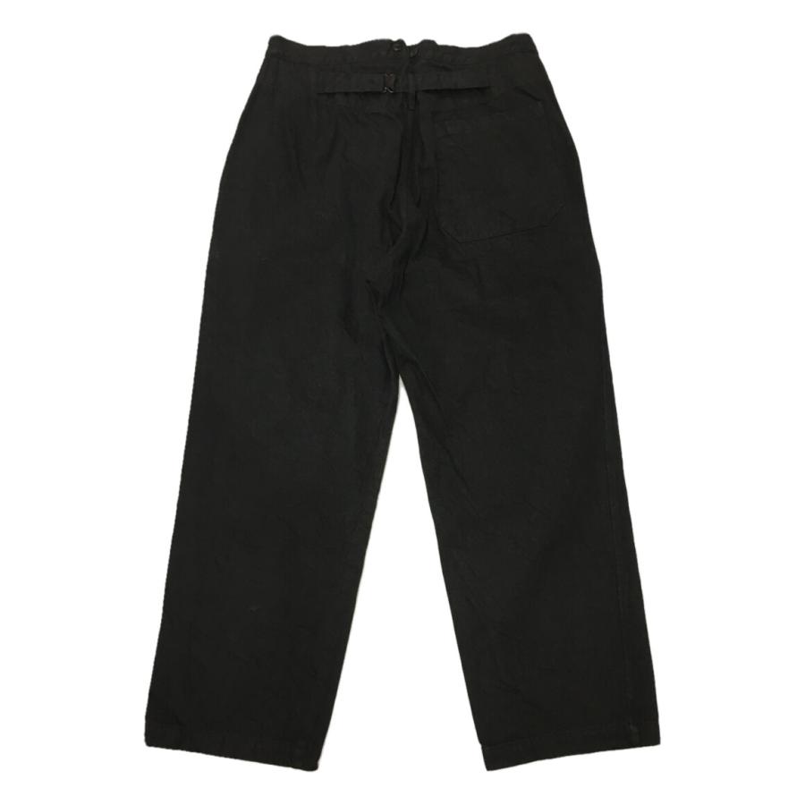 美品 コモリ デニム オーバーパンツ ブラック Denim Over Pants Black 