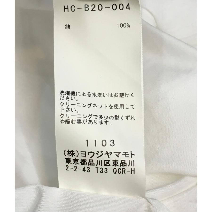 ヨウジヤマモトプールオム 長袖シャツ G アンバランス襟 シャツ 19AW 