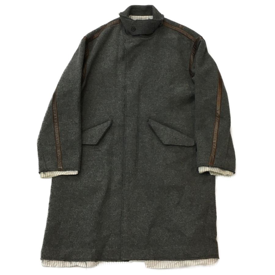 Black Weirdos / INSULATION LAYERED COAT/ナイロンジャケット/L/ポリエステル/BEG/19AW-JK04 ブラック ウィドー レイヤードコート taping layered coat 19aw-jk03