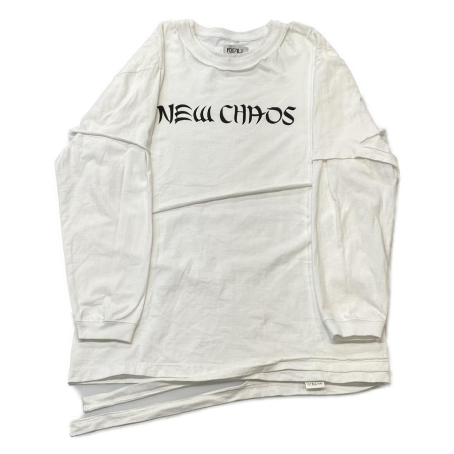 キディル 長袖Tシャツ NEW CHAOS Double 18SS KL278 メンズ キディル 長袖Tシャツ NEW CHAOS Double 18SS KL278 メンズ