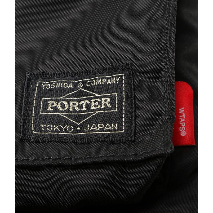 【WTAPS】 ヘルメットバッグ 2Way 大容量 メンズ ブラック WTAPS ダブルタップス × PORTER ポーター 17A/W 2WAY HELMETBAG
