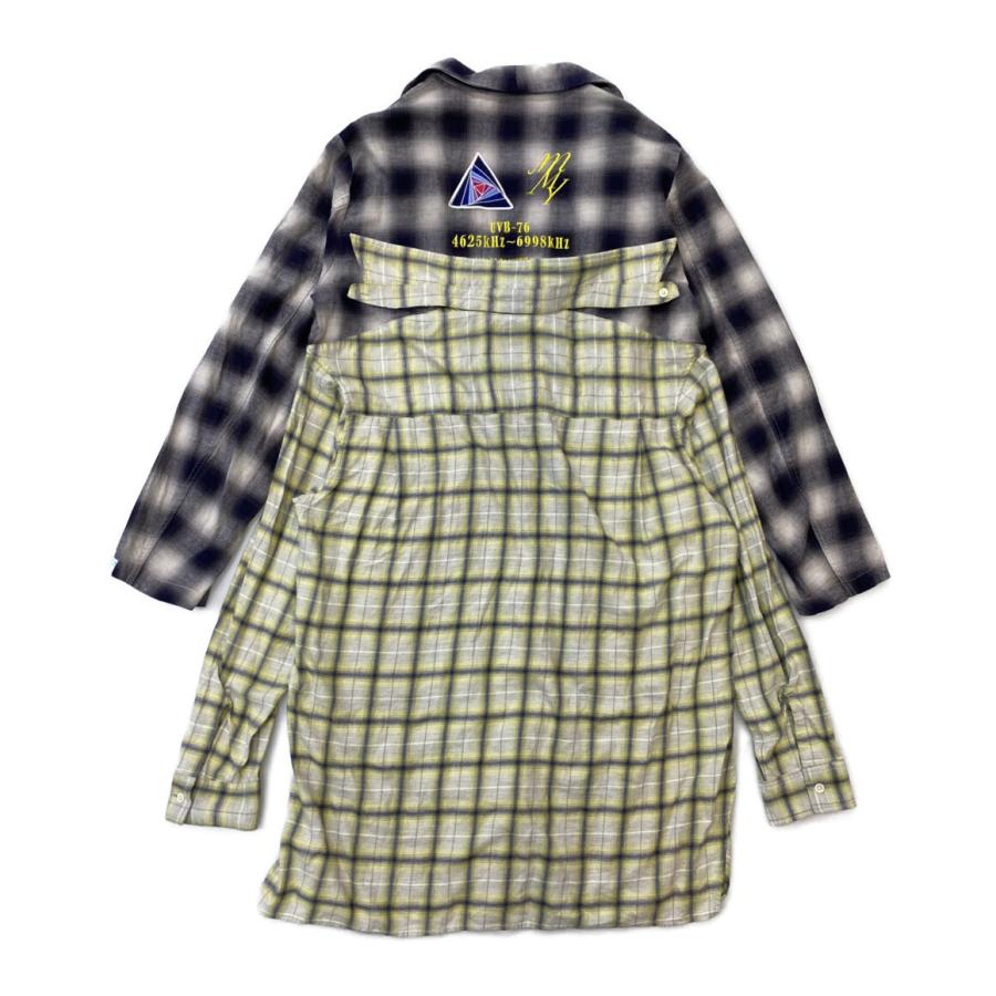 メゾン ミハラヤスヒロ ドッキングチェックシャツジャケット 20SS