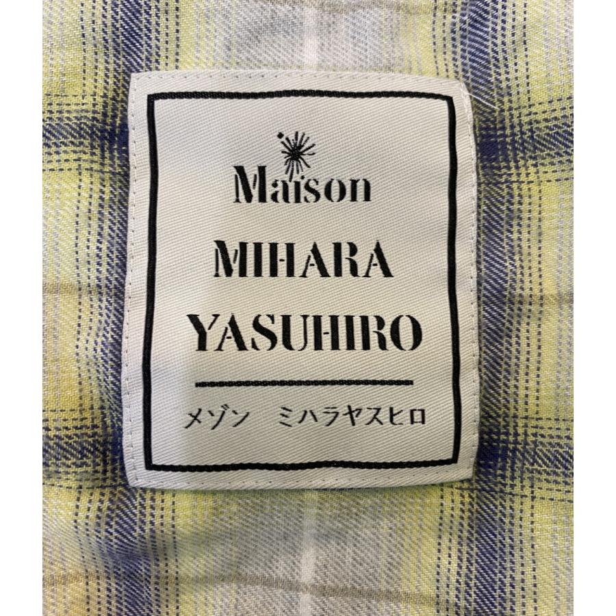 メゾン ミハラヤスヒロ ドッキングチェックシャツジャケット メゾン ミハラヤスヒロ ドッキングチェックシャツジャケット