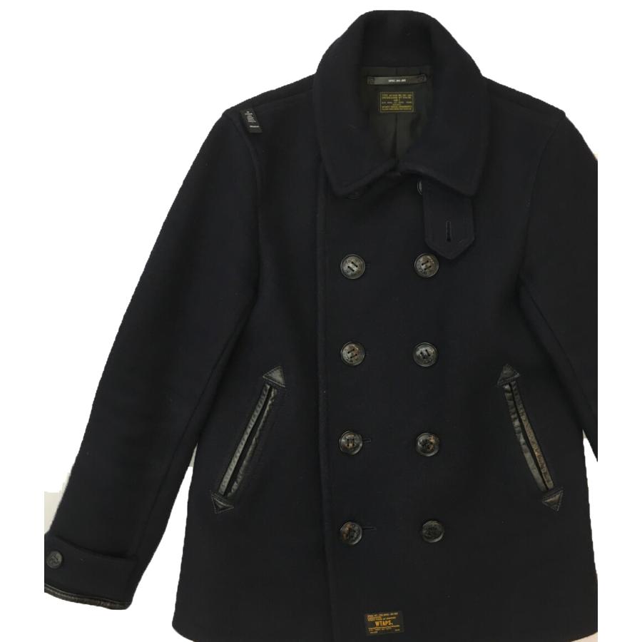 ダブルタップス ピーコート BLACK WATCH P COAT 13AW メンズ SIZE 2 WTAPS 中古