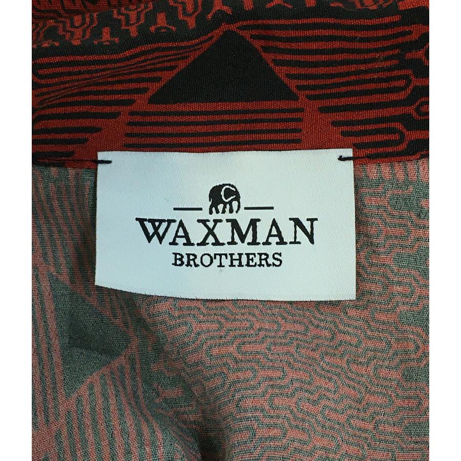 美品 ワックスマンブラザーズ 総柄オープンカラーシャツ メンズ SIZE M