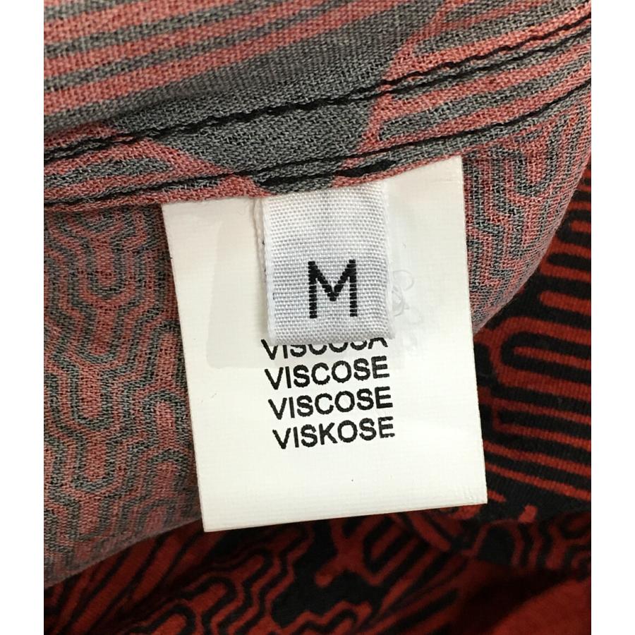 美品 ワックスマンブラザーズ 総柄オープンカラーシャツ メンズ SIZE M