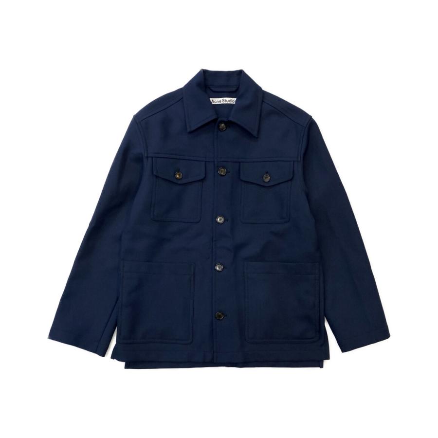 アクネストゥディオズ ツイル シャツ ジャケット カバーオール Twill Shirt Jacket Navy メンズ SIZE 48 ACNE  STUDIOS 中古 : 870114334 : rehello by BOOKOFF - 通販 - Yahoo!ショッピング