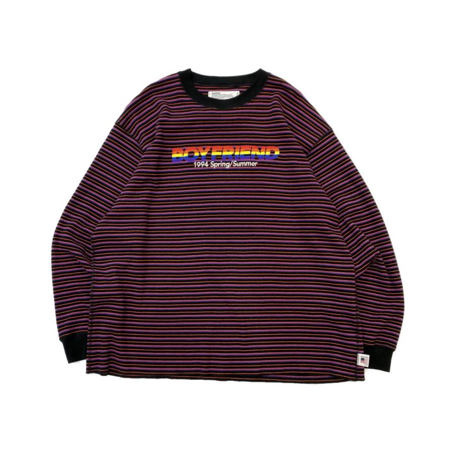 トップス DAIRIKU/Couple Border Embroidery Tee DAIRIKU “Couple”Border Embroidery Tee – COLDBECK ONLINE