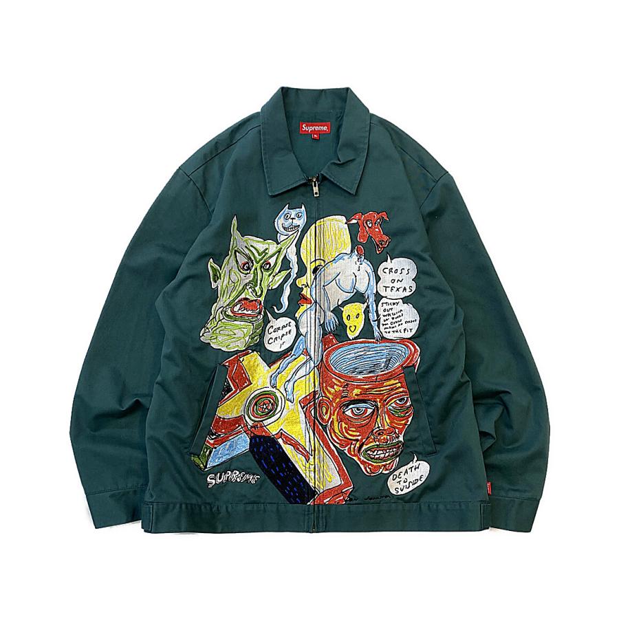 Supreme ダニエルジョンストン　ワークジャケット SUPREME / シュプリーム】Embroidered Work Jacket（Daniel