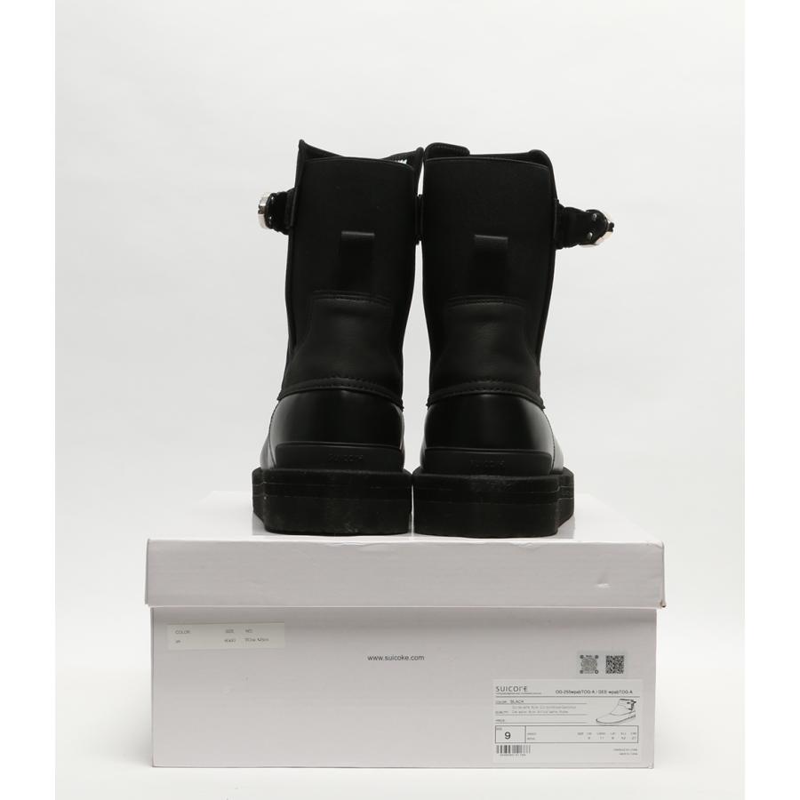 スイコック TOGA × SUICOKE ウエスタンベルト ストラップ ブーツ