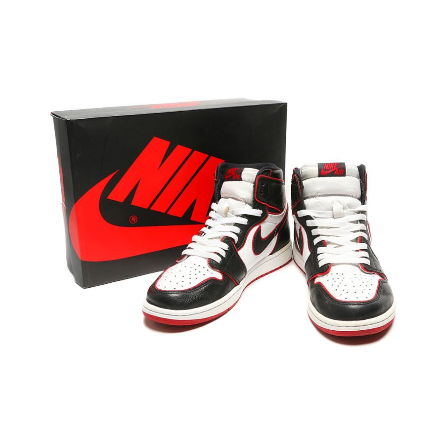 美品 ナイキ スニーカー エアジョーダン ブラッドライン AIR JORDAN 1  