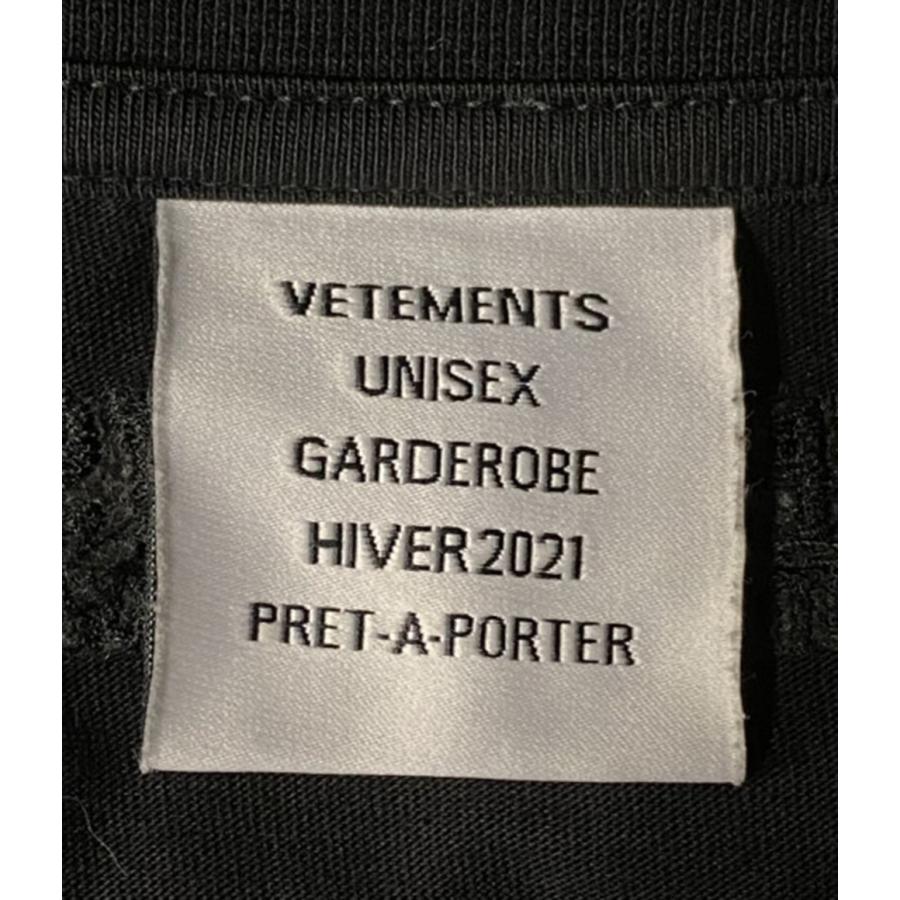 ヴェトモン オーバーサイズTシャツ UAH21TR516 メンズ SIZE S