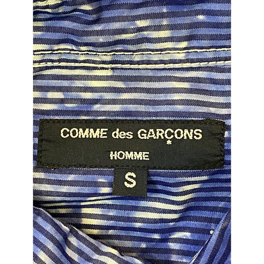 コムデギャルソンオム フラワー柄半袖シャツ 染色加工 10SS HE-B132